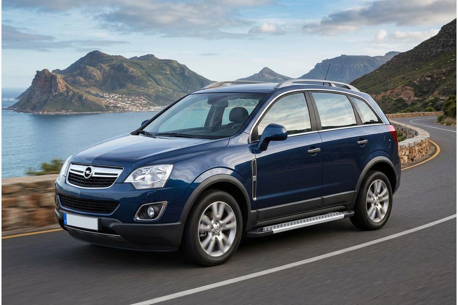 Opel Antara 2006-2017 рр. Бокові пороги Vision New Grey (2 шт., Алюміній) 2007-2015 Фото 1