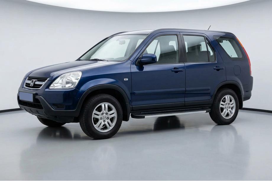 Honda CRV 2001-2006 рр. Бокові пороги Maya V1 (2 шт., Алюміній) Фото 1