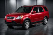 Honda CRV 2001-2006 рр. Бокові пороги Maya Red (2 шт., Алюміній) фото 1
