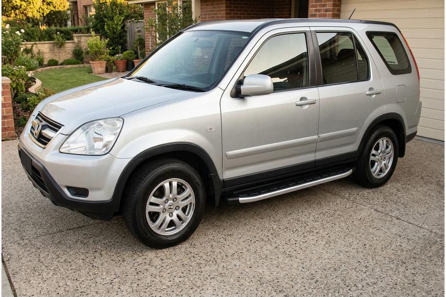 Honda CRV 2001-2006 рр. Бокові пороги Fullmond (2 шт., Алюміній) Image