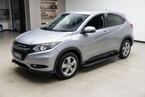 Honda HR-V 2014-2021 рр. Бокові пороги Bosphore Black (2 шт., Алюміній) фото 1