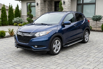 Honda HR-V 2014-2021 рр. Бокові пороги Duru (2 шт., Алюміній) фото 1