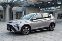 Hyundai Bayon 2021- рр. Бокові пороги Maya V1 (2 шт., Алюміній) фото 1