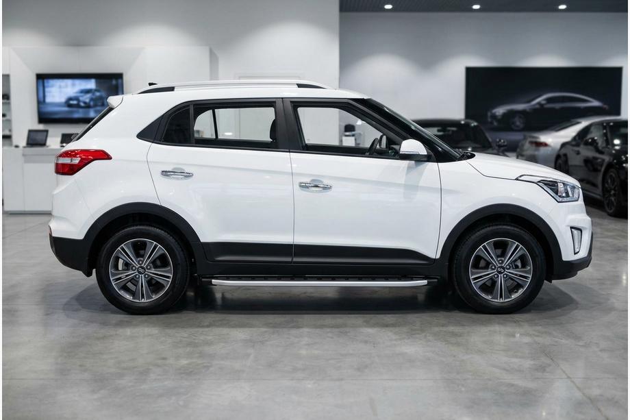 Hyundai Creta 2014-2020 рр. Бокові пороги BlackLine (2 шт., Алюміній) Фото 1