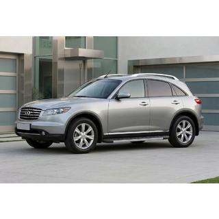 Бокові пороги Duru (2 шт., Алюміній) Infiniti FX 2003-2008 рр. фото 1