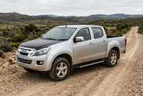 Isuzu D-Max 2011-2019 рр. Бокові пороги Duru (2 шт., Алюміній) фото 1