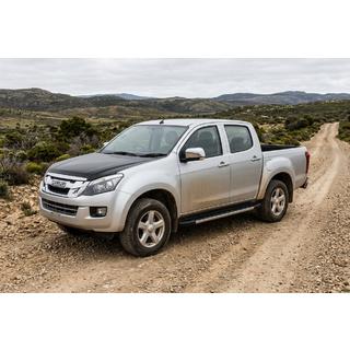 Бокові пороги Duru (2 шт., Алюміній) Isuzu D-Max 2011-2019 рр. фото 1