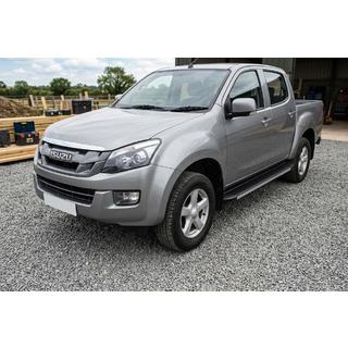 Бокові пороги Maya V1 (2 шт., Алюміній) Isuzu D-Max 2011-2019 рр. фото 1