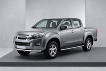 Isuzu D-Max 2011-2019 рр. Бокові пороги Maydos V1 (2 шт., Алюміній) фото 1
