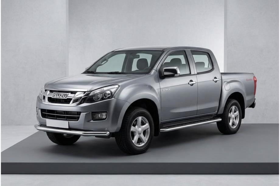 Isuzu D-Max 2011-2019 рр. Бокові пороги Maydos V1 (2 шт., Алюміній) Image