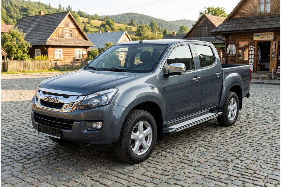 Isuzu D-Max 2011-2019 рр. Бокові пороги Rainbow (2 шт., Алюміній) Image