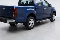 Isuzu D-Max 2011-2019 рр. Бокові пороги RedLine (2 шт., Алюміній) фото 1