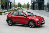 Kia Stonic 2017- рр. Бокові пороги Rainbow (2 шт., Алюміній) фото 1