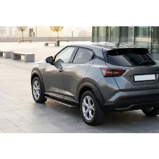 Бокові пороги Bosphore Grey (2 шт., Алюміній) Nissan Juke 2020- рр. фото 1