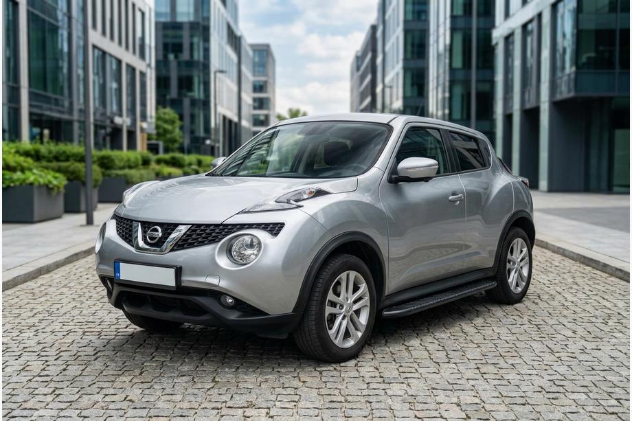 Nissan Juke 2020- рр. Бокові пороги Bosphore Black (2 шт., Алюміній) Image