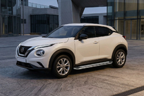 Nissan Juke 2020- рр. Бокові пороги Maydos V2 (2 шт., Алюміній) фото 1