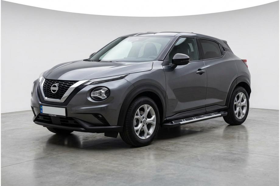 Nissan Juke 2020- рр. Бокові пороги Sunrise (2 шт., Алюміній) Фото 1
