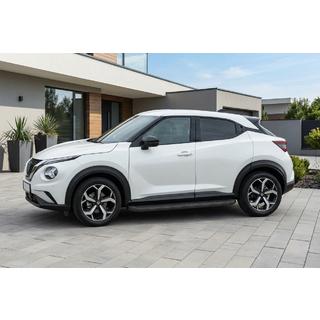 Бокові пороги Tayga Black (2 шт., Алюміній) Nissan Juke 2020- рр. фото 1