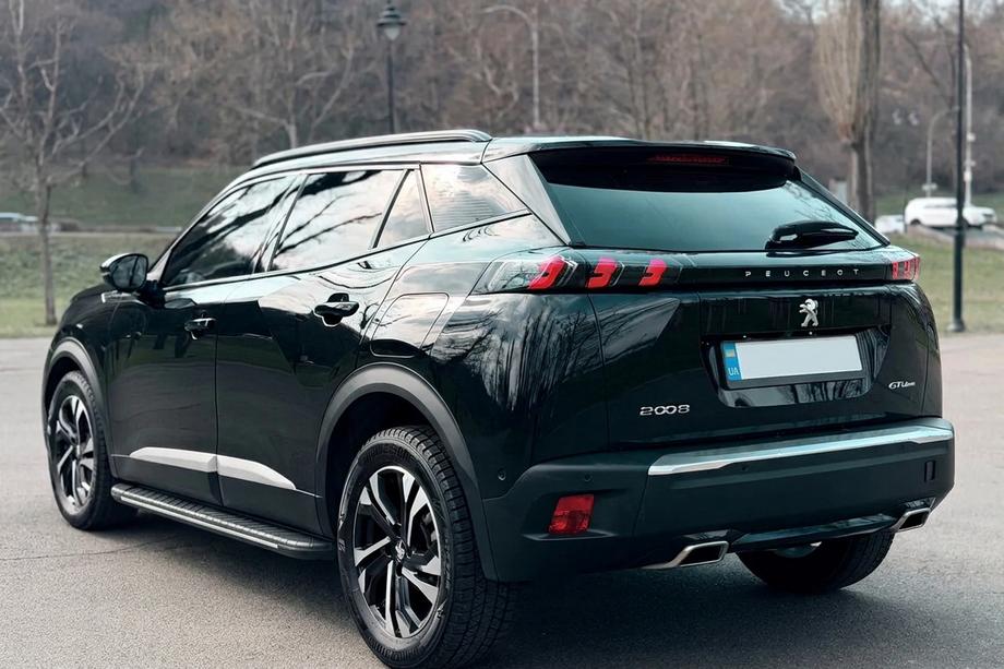 Peugeot 2008 2019- рр. Бокові пороги Bosphore Grey (2 шт., Алюміній) Фото 1