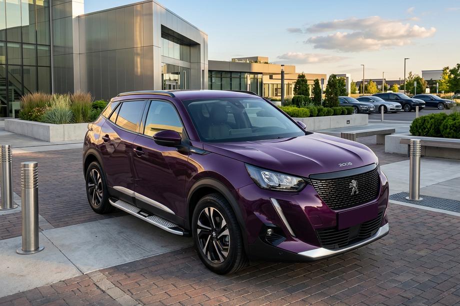 Peugeot 2008 2019- рр. Бокові пороги Mevsim Grey (2 шт., Алюміній) Фото 1