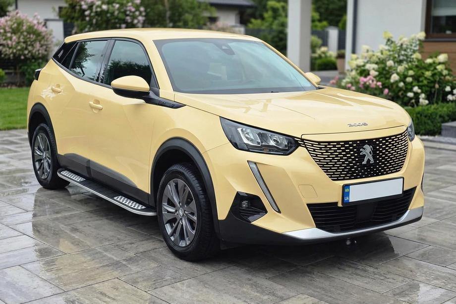 Peugeot 2008 2019- рр. Бокові пороги Tayga V2 (2 шт., Алюміній) Фото 1