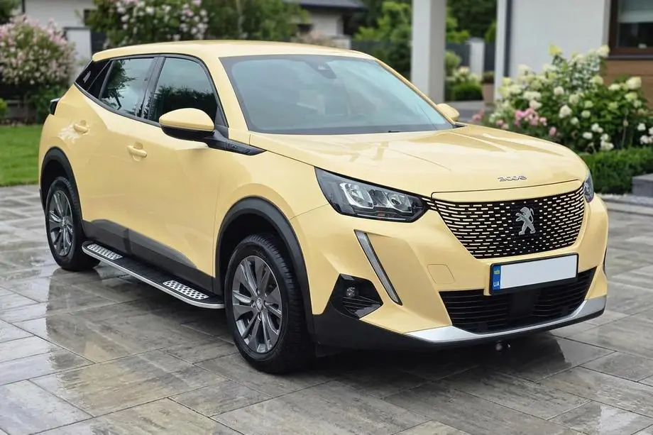 Peugeot 2008 2019- рр. Бокові пороги Tayga V2 (2 шт., Алюміній) Фото 1