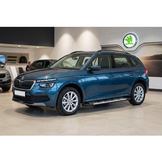 Бокові пороги Sunrise (2 шт., Алюміній) Skoda Kamiq 2019- рр. фото 1