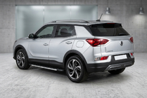 SsangYong Korando 2019- рр. Бокові пороги Duru (2 шт., Алюміній) фото 1