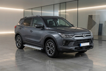 SsangYong Korando 2019- рр. Бокові пороги Maya V2 (2 шт., Алюміній) фото 1