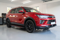 SsangYong Korando 2019- рр. Бокові пороги Maya Red (2 шт., Алюміній) фото 1