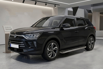 SsangYong Korando 2019- рр. Бокові пороги Maydos V1 (2 шт., Алюміній) фото 1
