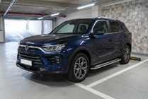 SsangYong Korando 2019- рр. Бокові пороги Maydos V2 (2 шт., Алюміній) фото 1