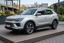 SsangYong Korando 2019- рр. Бокові пороги Rainbow (2 шт., Алюміній) фото 1