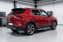 SsangYong Korando 2019- рр. Бокові пороги Line (2 шт., Алюміній) фото 1