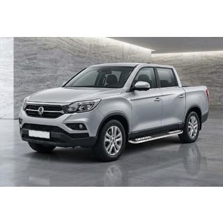 Бокові пороги Tayga V2 (2 шт., Алюміній) фото 1