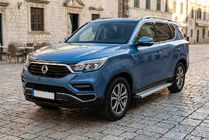 SsangYong Rexton II 2017- рр. Бокові пороги Maya V2 (2 шт., Алюміній) фото 1