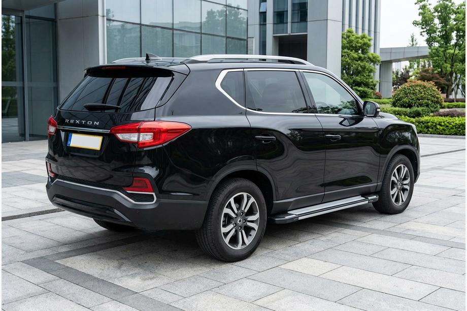 SsangYong Rexton II 2017- рр. Бокові пороги Rainbow (2 шт., Алюміній) Image