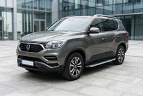 SsangYong Rexton II 2017- рр. Бокові пороги Fullmond (2 шт., Алюміній) фото 1