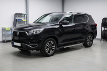 SsangYong Rexton II 2017- рр. Бокові пороги RedLine (2 шт., Алюміній) фото 1