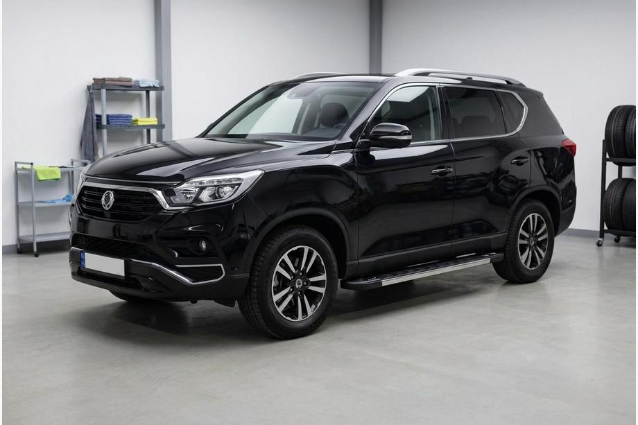 SsangYong Rexton II 2017- рр. Бокові пороги RedLine (2 шт., Алюміній) Image