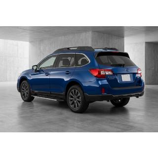 Бокові пороги Bosphore Grey (2 шт., Алюміній) Subaru Outback 2014-2019 рр. фото 1