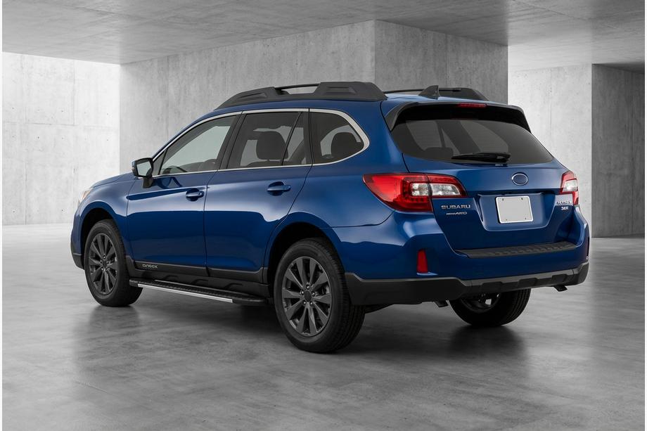 Subaru Outback 2014-2019 рр. Бокові пороги Bosphore Grey (2 шт., Алюміній) Image