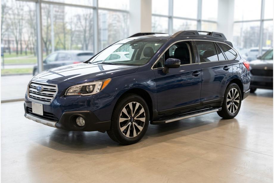 Subaru Outback 2014-2019 рр. Бокові пороги Duru (2 шт., Алюміній) Image