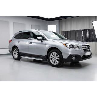 Бокові пороги Maya V2 (2 шт., Алюміній) Subaru Outback 2014-2019 рр. фото 1
