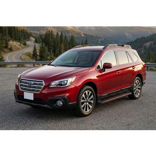 Бокові пороги Maya Red (2 шт., Алюміній) Subaru Outback 2014-2019 рр. фото 1