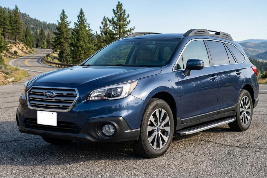 Subaru Outback 2014-2019 рр. Бокові пороги Fullmond (2 шт., Алюміній) Image