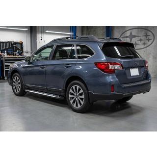 Бокові пороги Sunrise (2 шт., Алюміній) Subaru Outback 2014-2019 рр. фото 1