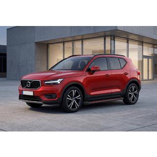 Бокові пороги Maya Red (2 шт., Алюміній) Volvo XC40 2018- рр. фото 1