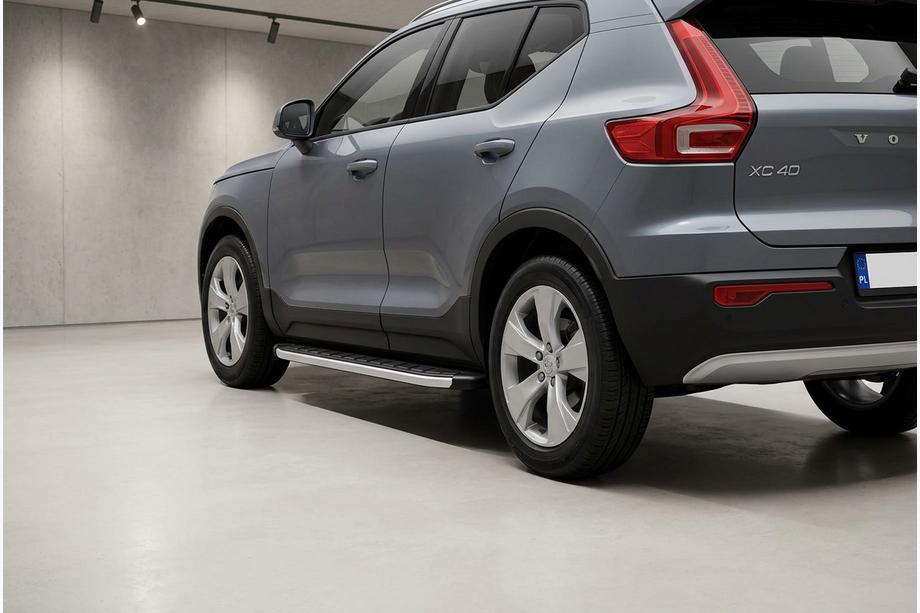 Volvo XC40 2018- рр. Бокові пороги Fullmond (2 шт., Алюміній)