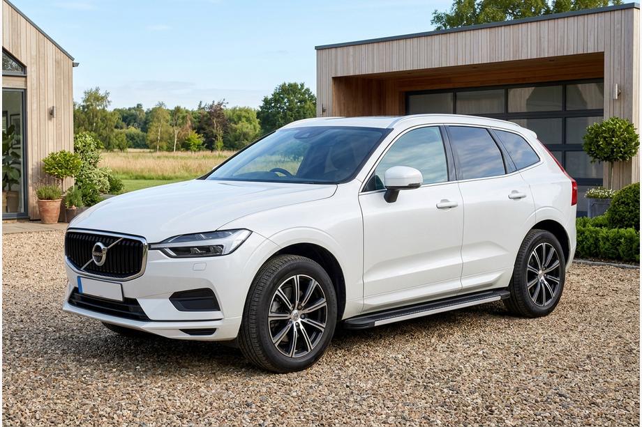 Volvo XC60 2017- рр. Бокові пороги Maya V1 (2 шт., Алюміній) Фото 1